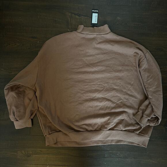 Boohoo Tan Sweatshirt & Sweatpants Set - Picture 4 of 8